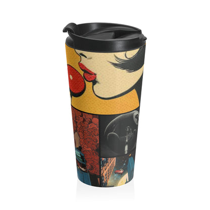 Retro Pop Art Stainless Steel Travel Mug - Perfect for Coffee Lovers!