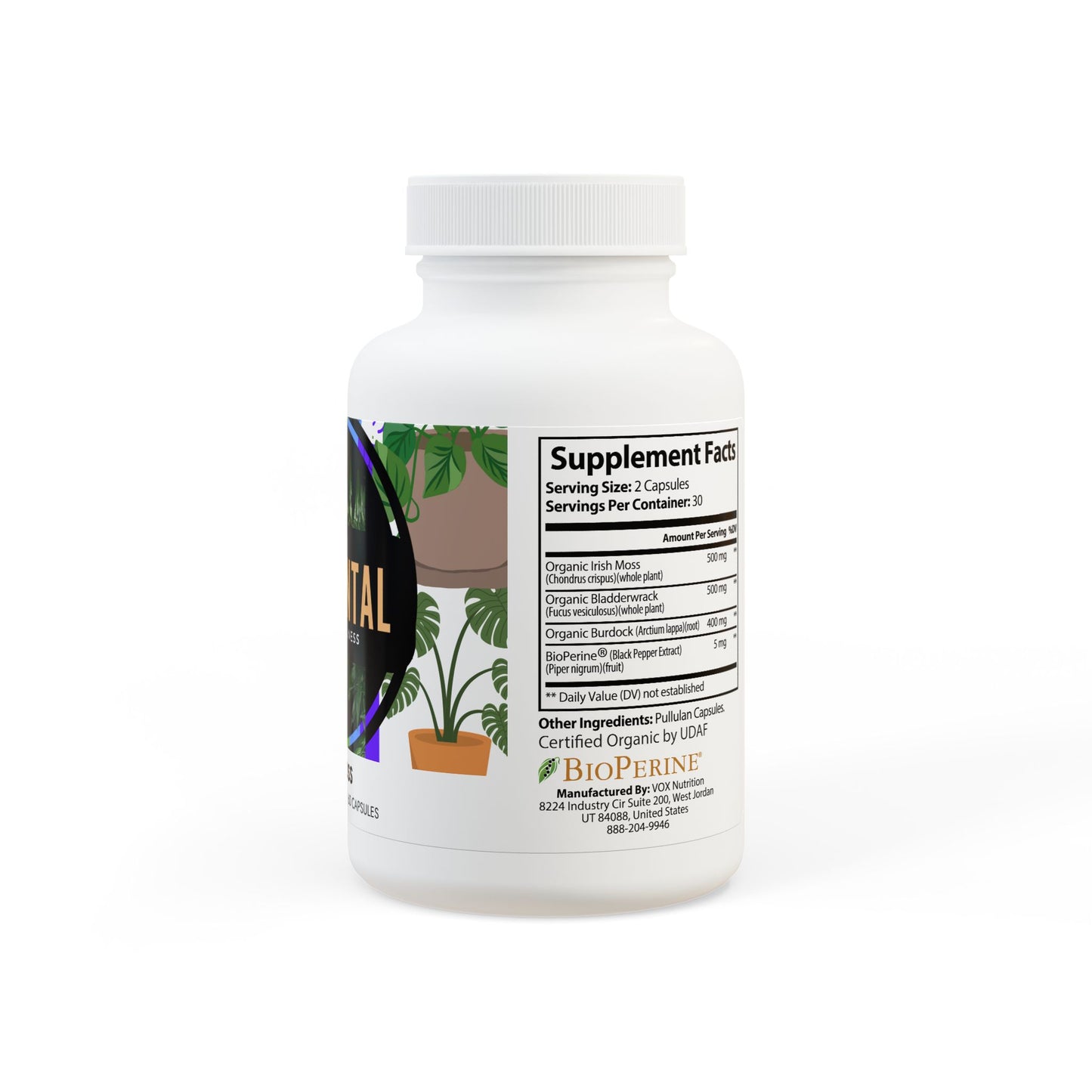 ELEMENTAL Sea Moss Supplement (60 Capsules)