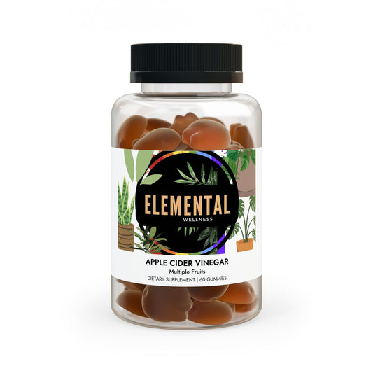 ELEMENTAL Apple Cider Vinegar Gummies (60 Gummies)