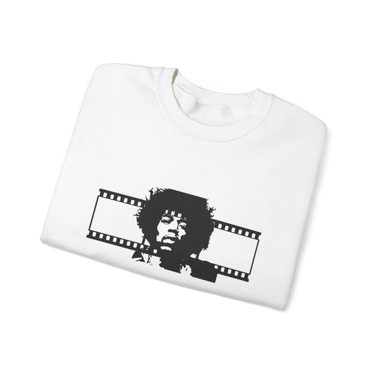 Jimi Hendrixx Graphic Crewneck Sweatshirt - Perfect for Music Lovers