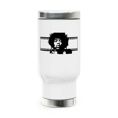 Jimi Hendrix Stainless Steel Travel Mug - 14oz - Perfect for Music Lovers and On-the-Go Adventures