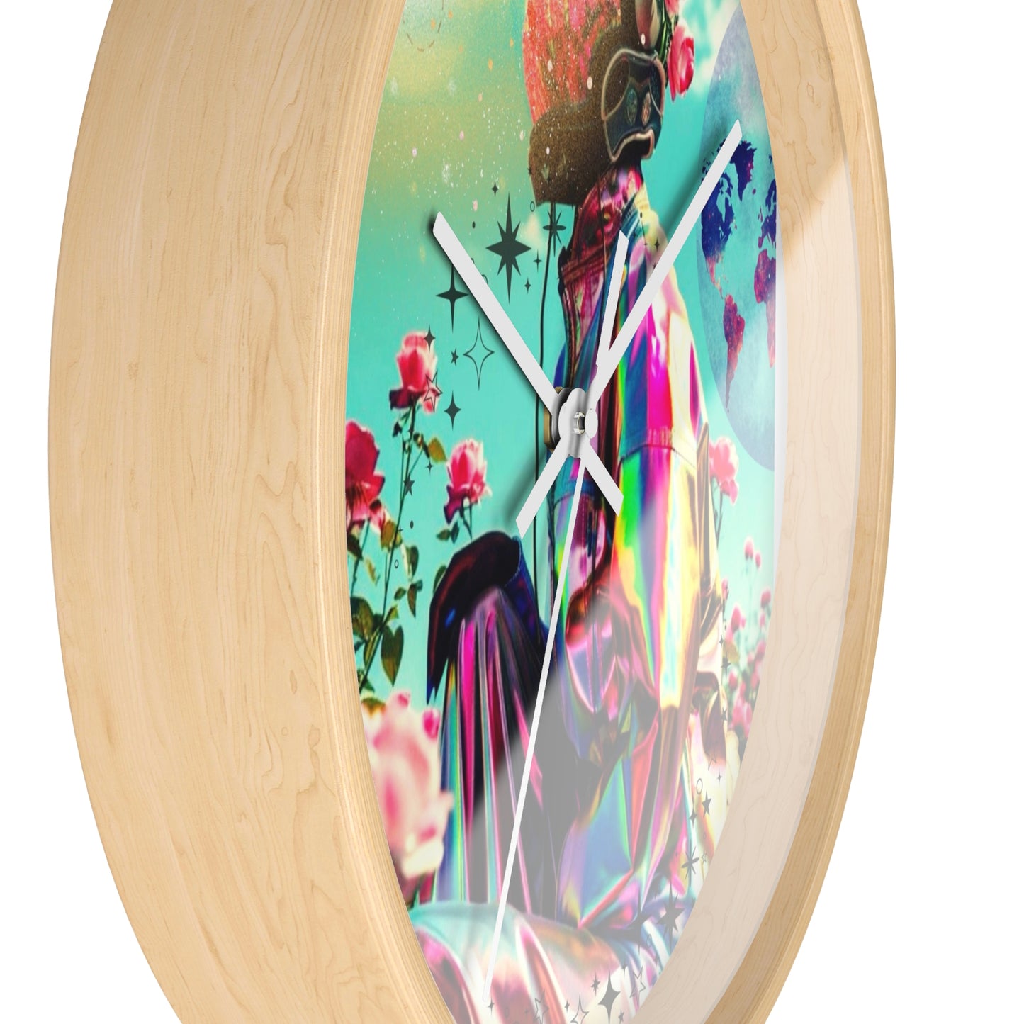 Space Motorcycle Wall Clock - Spirit Rider Design